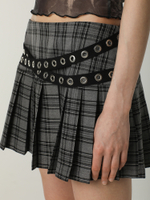 Юбка Meryl Grey & Black Tartan