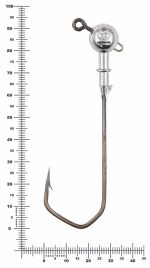 Джиг некрашеный Stinger Eye Jig, крючок Vido Craft VD-079 10/0 (3шт/уп)
