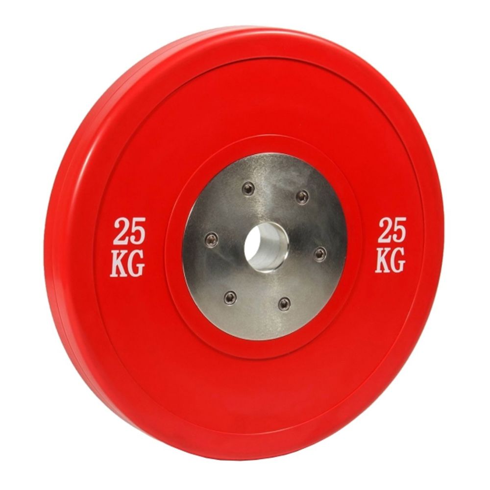 Диск профессиональный обрезиненный (цветной) D51 мм PROFI-FIT 25 кг