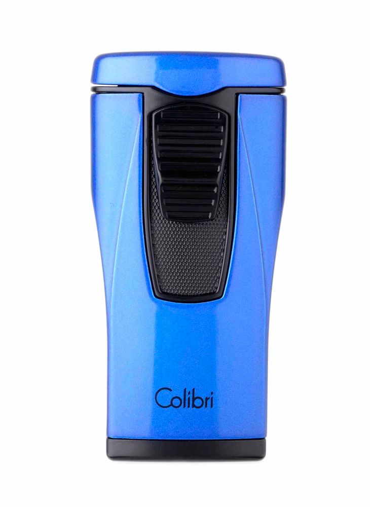 Зажигалка сигарная Colibri Monaco (тройное пламя), серый металлик