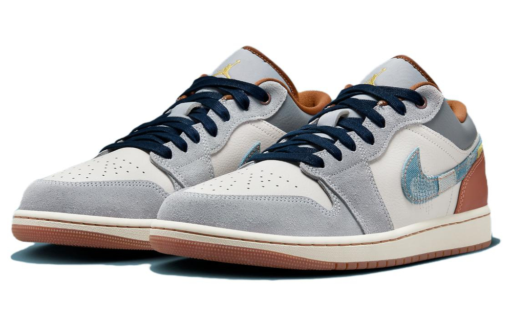 Air Jordan 1 Low SE "Repaired Denim Swoosh"