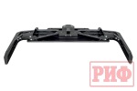 Бампер силовой задний Toyota Land Cruiser 76 2007+ с квадратом под фаркоп и фонарями РИФ