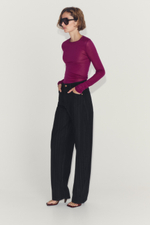 ДЖИНСЫ BALLOON В ПОЛОСКУ СО СРЕДНЕЙ ПОСАДКОЙ — ZW COLLECTION — ZARA