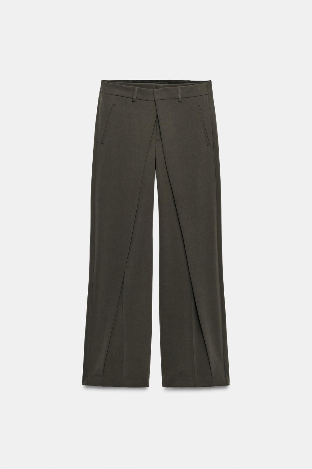 БРЮКИ С ЗАЩИПАМИ СПЕРЕДИ — ZW COLLECTION — ZARA