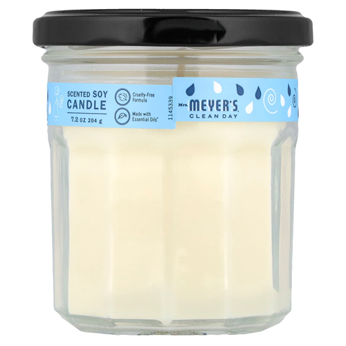 Mrs. Meyers Clean Day, ароматическая соевая свеча, дождевая вода, 204 г (7,2 унции)