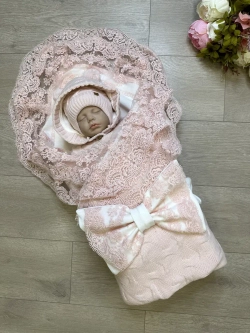 Конверт на выписку для новорожденных зимний