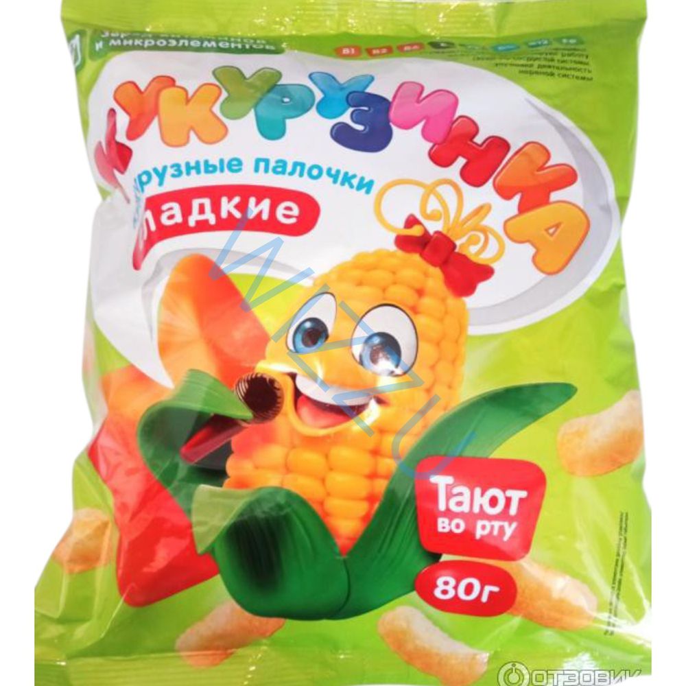 Кукурузные Палочки сладкие КукурузКино 200г