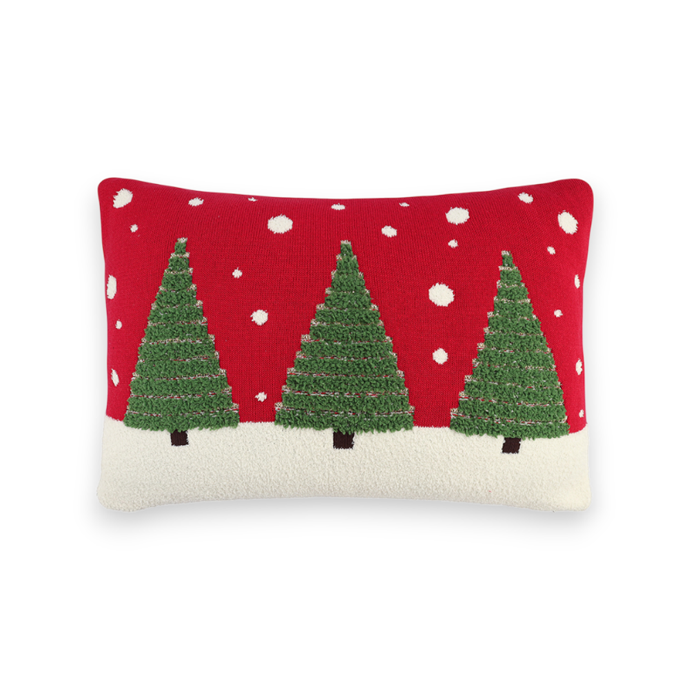 Подушка вязаная Festive Wood 40x60 см