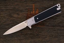 Нож складной Artisan 1802P-BKC Classic, клинок 98мм, сталь D2, рукоять G10