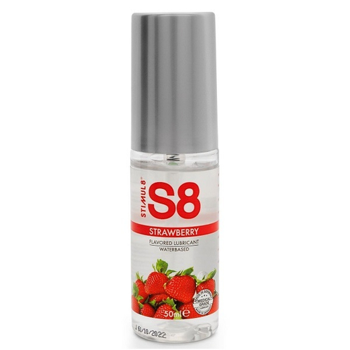Смазка на водной основе со вкусом клубники Stimul8 S8 Flavored Lube 50мл