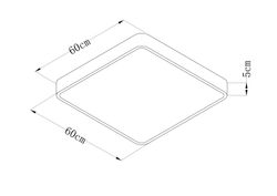Светильник потолочный Arte Lamp Scena A2669PL-1BK