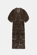 ДЛИННОЕ ПЛАТЬЕ КРОШЕ — ZW COLLECTION — ZARA