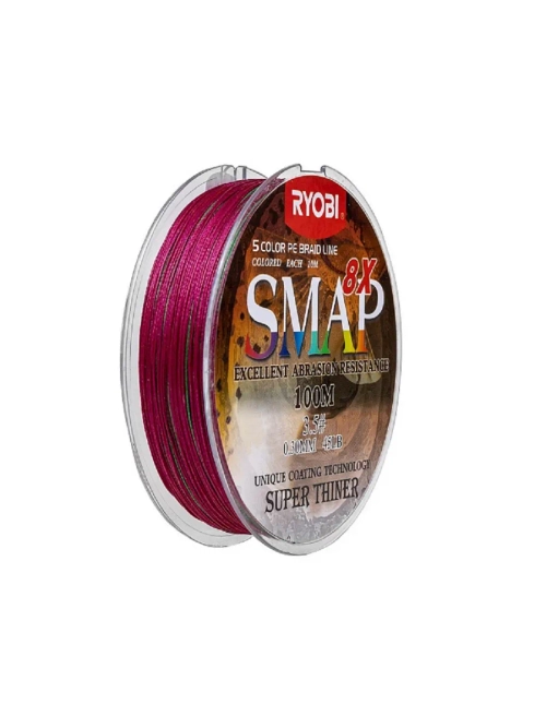 Шнур SMAP PE8X-100M Multi Colour