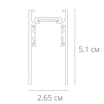 Магнитный шинопровод Arte Lamp LINEA-ACCESSORIES A460133