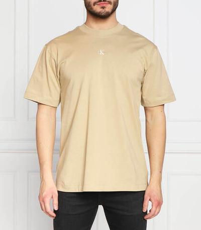 футболка archival monologo CALVIN KLEIN JEANS - светло-коричневый(J30J322507)