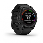 Умные часы Garmin FENIX 7 PRO Solar Edition 47 мм серый с черным ремешком