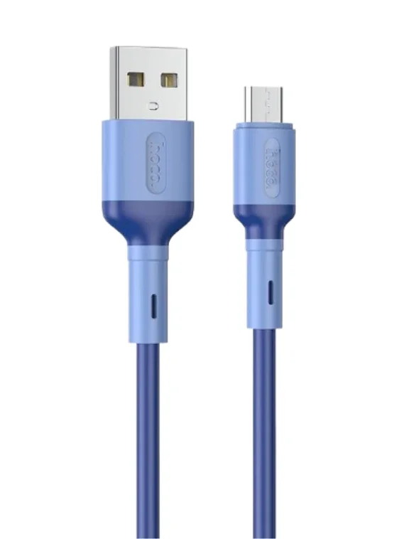 Кабель Hoco X65 USB-A to micro USB data cable 1m синий