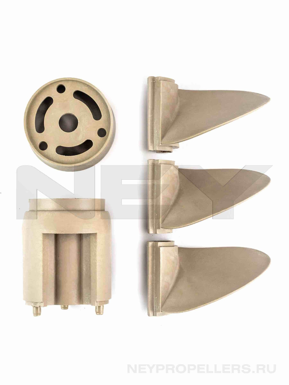Винт композитный для Tohatsu 9.9-20, 3x9 1/4"x11"