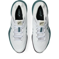 Мужские теннисные кроссовки Asics Court FF 3 Clay - white/foggy teal