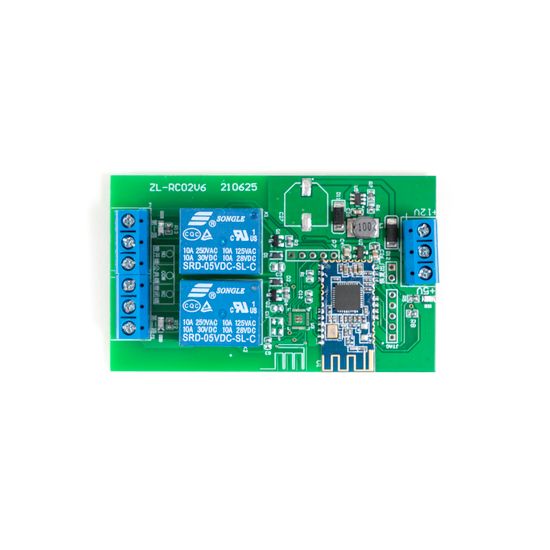 Двухканальный BLE релейный модуль ZL-RC02 (Android/iOS совместимый)