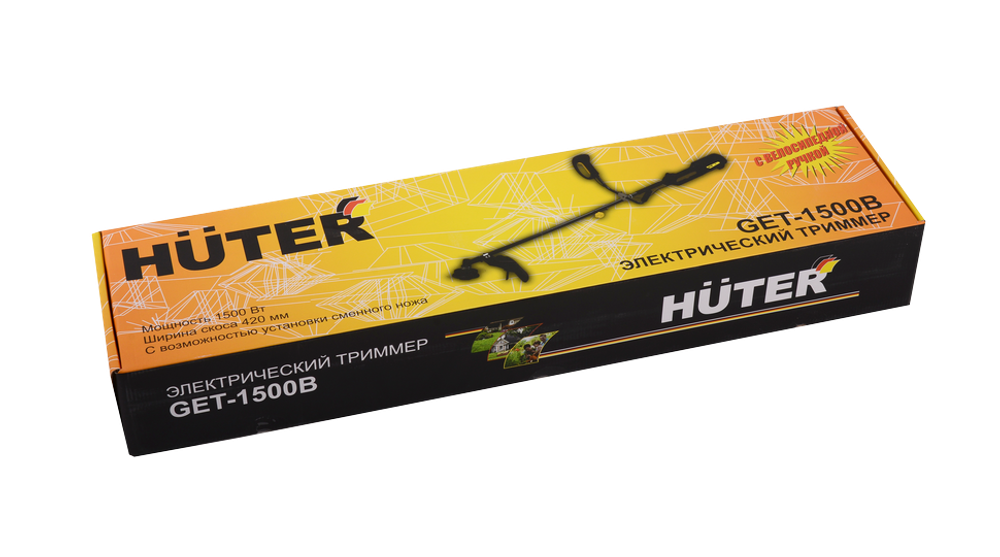 Электрический триммер Huter GET-1500B