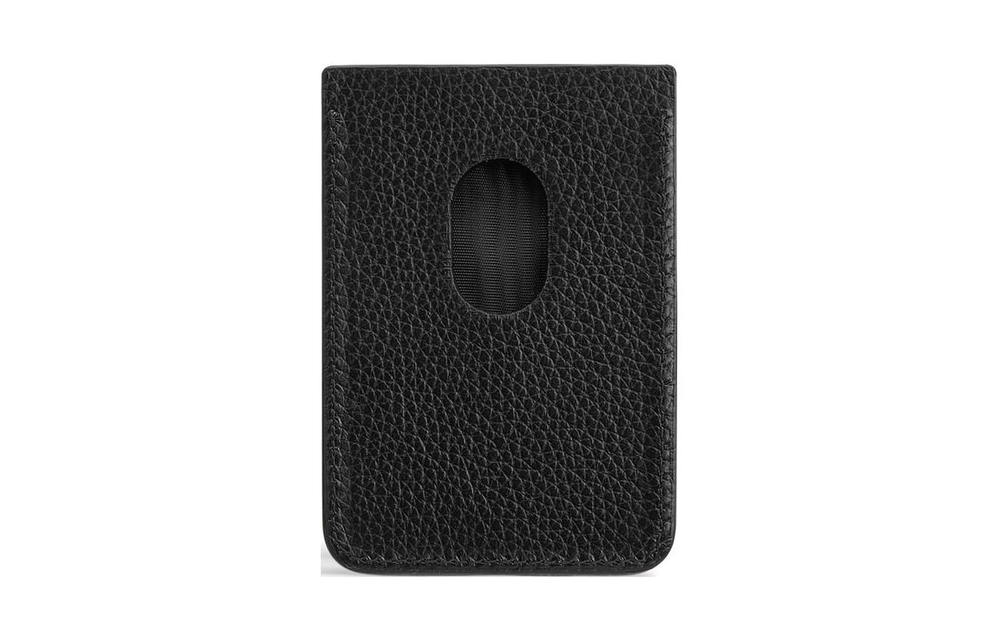 Balenciaga Cash Magnet 2 Card Slots Phone Card Holder Black/White
