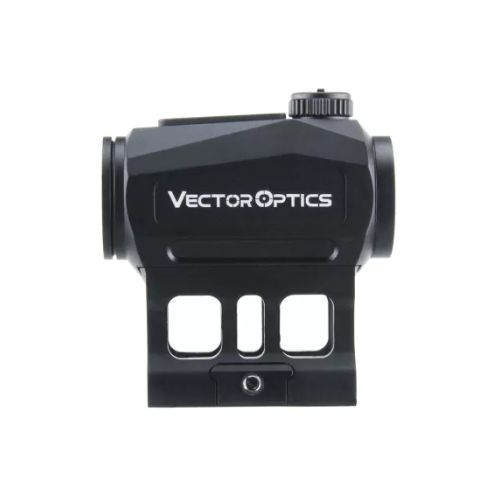 Коллиматорный прицел Vector Optics Scrapper 1x22 Solar Power Multi Reticles (закрытый, 2 MOA, метка точка красная, picatinny/weaver, IP67, в комплекте 2 кронштейна)