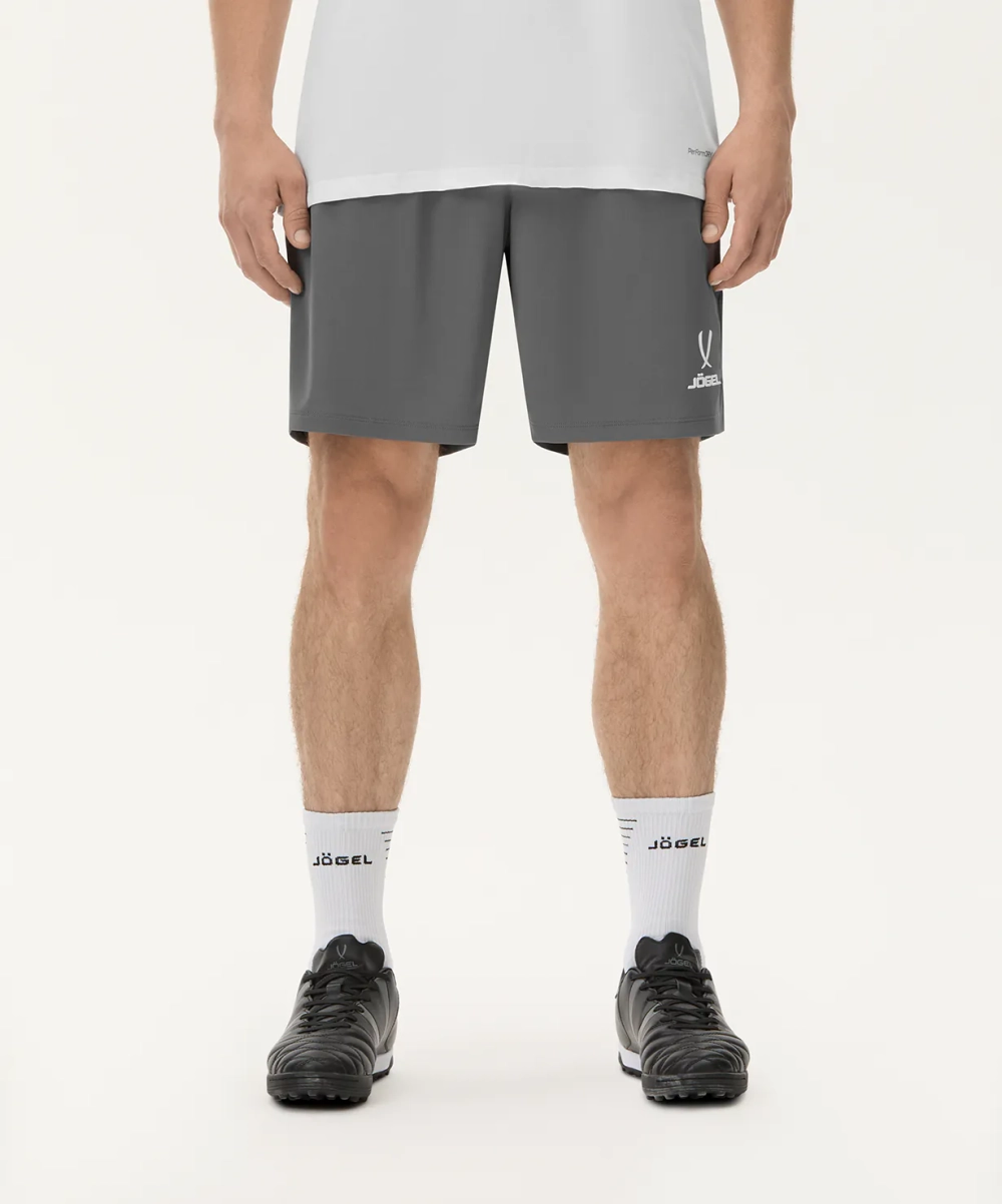 Шорты тренировочные c карманами JÖGEL PREMIER PerFormDRY Training Shorts, темно-серый