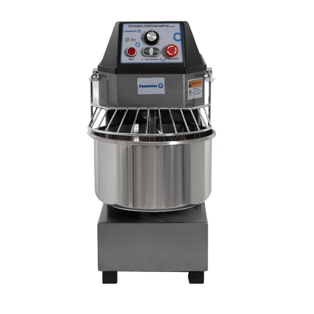 Тестомес спиральный HS-20A Foodatlas Eco 220В (графитовый)