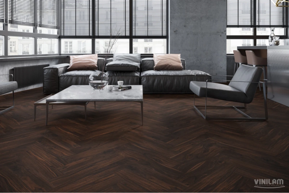 Кварц-винил Клеевой LVT Vinilam VinilPol Herringbone Glue LVT 2,5 мм Паркет Да Винчи 2.787 м2