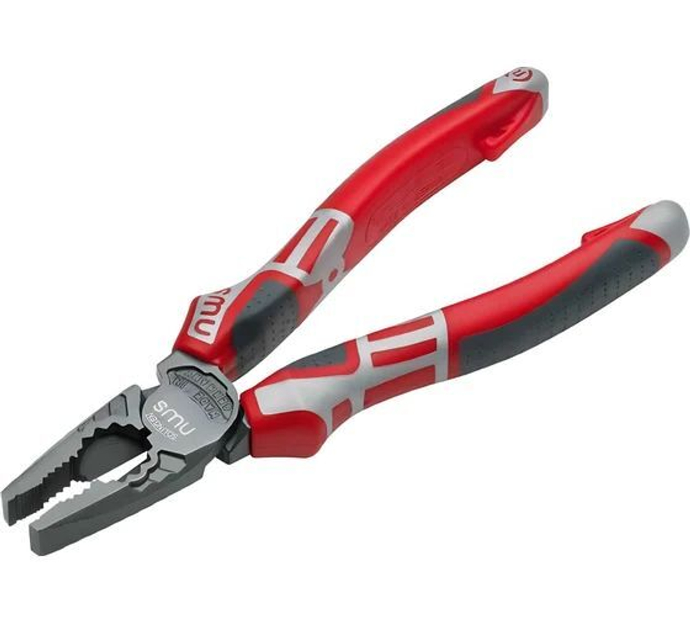 NWS Пассатижи 180 мм CombiMax, покрытие TitanFinish, рукоятки SoftGripp 3K