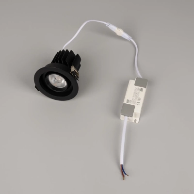 Светильник MS-VORTEX-BUILT-R90-12W Day4000 (BK-BK, 40 deg, 230V) (Arlight, IP20 Металл, 5 лет)