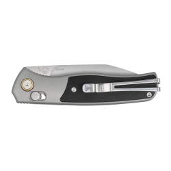 Нож складной SRM 259L-AK Medal Wharncliffe Satin (14C28N, Aluminium/Ebonywood)