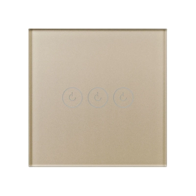 Выключатель сенсорный SWT-OMALI-S03-ZB-GD (250V, 10A, Zigbee) (Arlight, Стекло)
