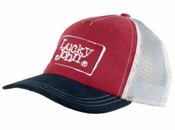 Бейсболка Lucky John SUMMER RED, размер XL (60 см)