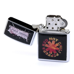 Зажигалка сувенирная Red Hot Chili Peppers лого (370)