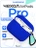 Чехол для Airpods Pro Gurdini прорезиненный soft touch c карабином Синий