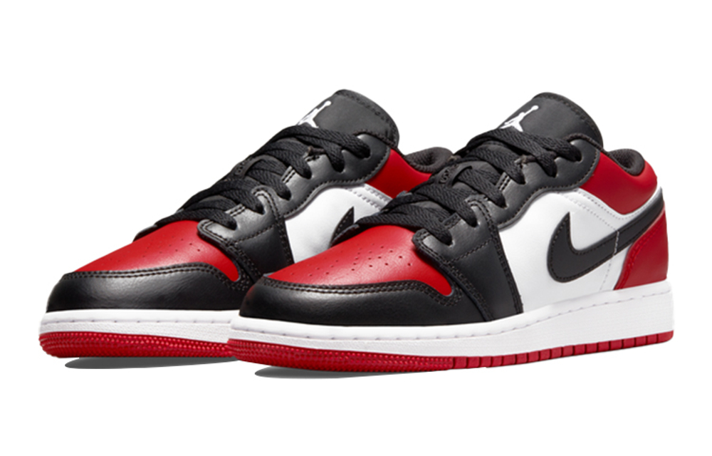 Jordan 1 Low Bred Toe GS
