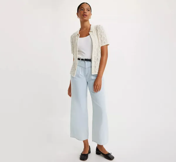 Джинсы женские LEVI'S FEATHERWEIGHT BAGGY MED INDIGO - WORN IN
