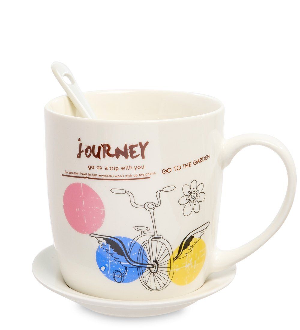 MUG-203/2 Кружка с ложкой «Мое путешествие»