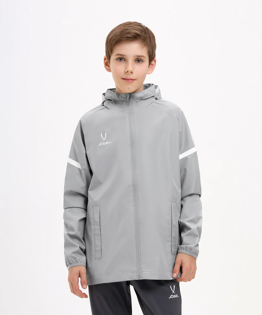 Куртка ветрозащитная CAMP 2 Rain Jacket, серый, детский