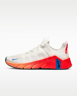Кроссовки мужские Nike Free Metcon 7 (Бело-Оранжевые)
