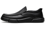 Jeep Casual Leather Shoes Men"s Low top Black