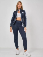 костюм спортивный на молнии Adidas с брюками и толстовка