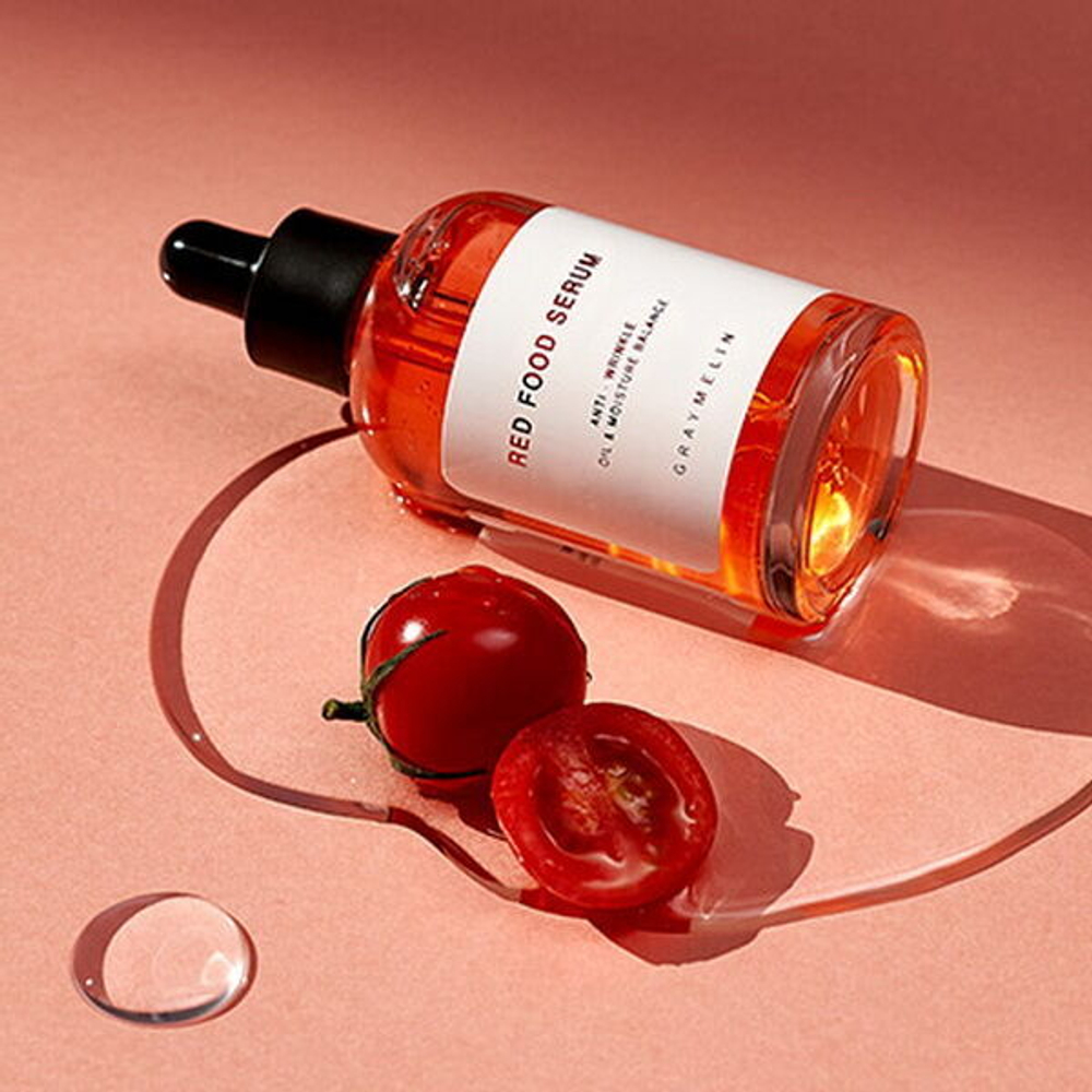 Антивозрастная сыворотка с экстрактами красных овощей и фруктов Graymelin Red Food Serum, 50мл