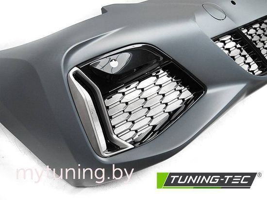 Бампер передний 340 PERFORMANCE STYLE PDC GLOSSY BLACK для BMW G20/G21 19-