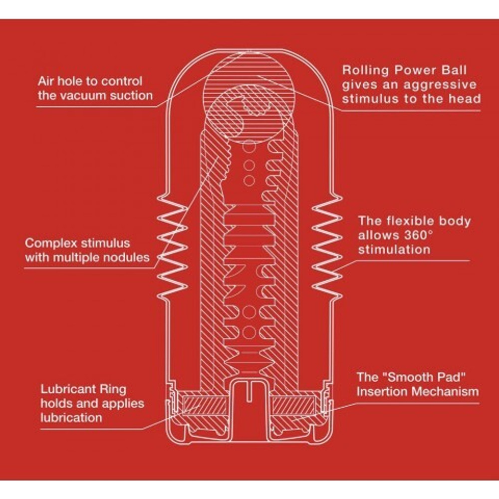 TENGA Мастурбатор Rolling Head Cup