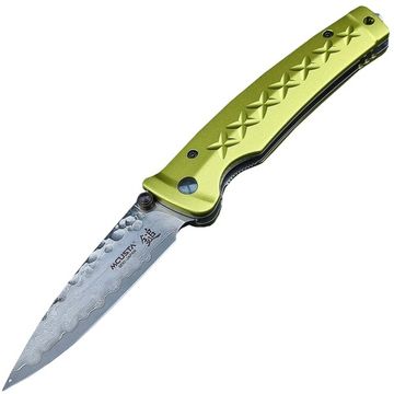 Складной нож Mcusta Bushi Sword c клинком из стали VG-10 San Mai (Laminated Stainlesss Damascus) рукоять алюминий