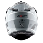 Шлем AXOR X-CROSS FLAG STAFF D/V, с визором, цвет черный/серый (XL)