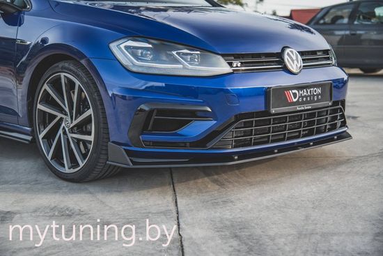 Сплиттер бампера переднего для VOLKSWAGEN Golf VII R 17-20